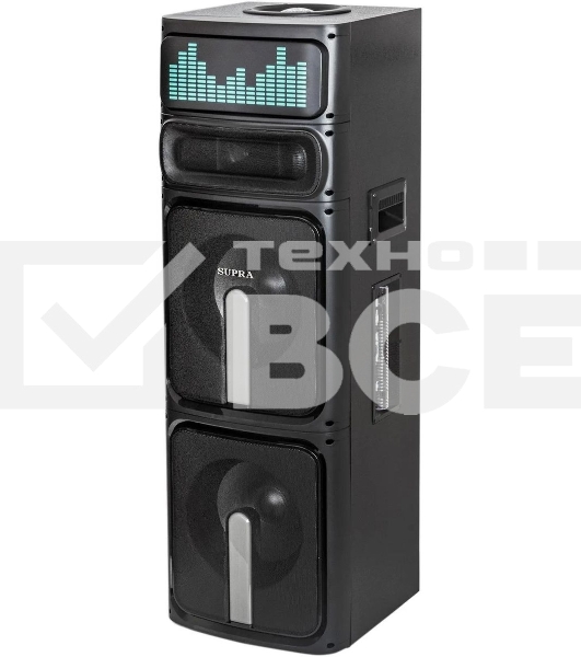Минисистема Supra SMB-2050, 180Вт, FM USB BT SD, черный