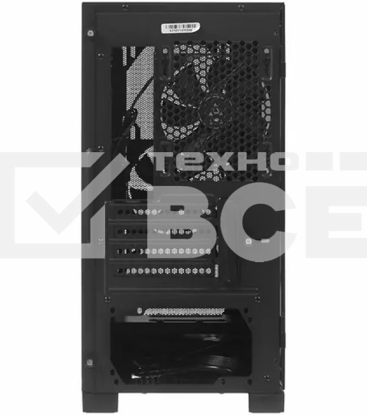 Компьютерный корпус Montech AIR 100 LITE черный без БП mATX 2x120мм 1xUSB2.0 2xUSB3.0 audio bott PSU
