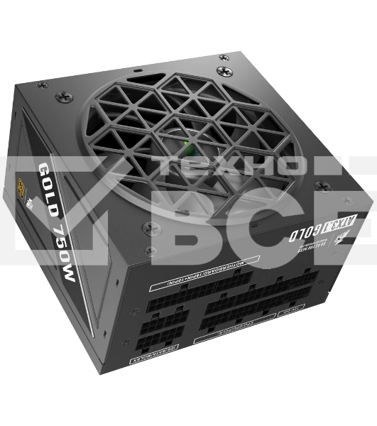 Блок питания 1STPLAYER NGDP Gold 750W, 750Вт, 80 PLUS Gold, 120мм, модульный, черный