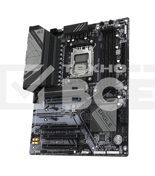 Материнская плата GIGABYTE B650 EAGLE AX (V1.1), AM5, AMD B650, 4xDDR5, 4xSATA, 3xM.2, 1xPCI-E 4.0 x16, 3xPCI-E 3.0 x1, 1xHDMI, 1xDP, 1x 1Gb LAN, 2xUSB 3.2 Gen 2, 1xUSB 3.2 Gen 1, 6xUSB 2.0, 3x3.5 мм, 7.1, Standard-ATX