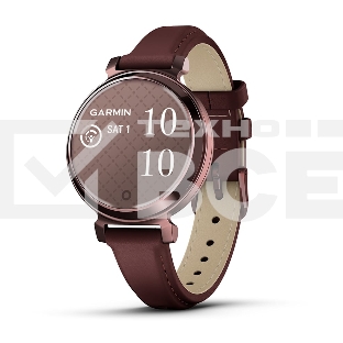 Смарт-часы Garmin Lily 2 Classic темно-бронзовый, ежевичный кожаный ремешок 35,4мм