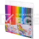 Фломастеры Deli EC10013 ColoRun Вентилируемый 18цв. пакет с европодвесом, фото2