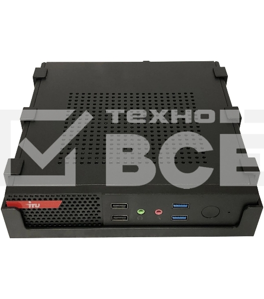 Неттоп IRU Office 310H4ATF slim Ryzen 5 PRO 5650GE (3.4) 16Gb SSD1Tb Vega 7 Free DOS GbitEth WiFi BT 90W черный (RUS) (2047346)