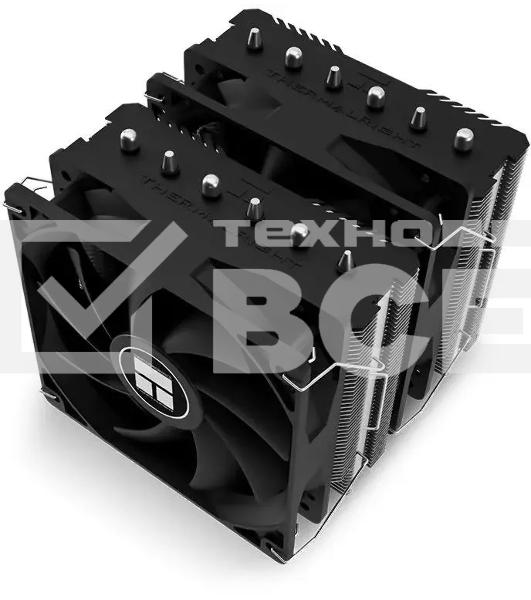 Устройство охлаждения(кулер) Thermalright Peerless Assassin 120 SE Soc-AM5/AM4/1200/1700/1851 черный 4-pin 25.6dB Al+Cu 730gr Ret (PA120-SE)