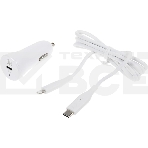 Комплект зарядное устройство Hama H-183297 3A PD для Apple кабель Apple Lightning/Type-C белый, фото 1