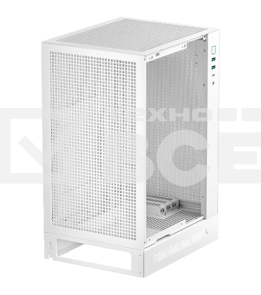 Компьютерный корпус Deepcool CH170 DIGITAL белый без БП mATX 1x120mm 1xUSB2.0 1xUSB3.0 audio bott PSU