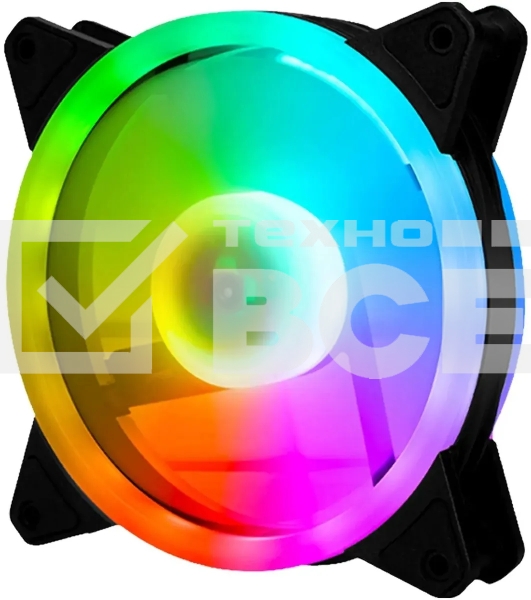 Вентилятор для корпуса Bloody BD-CF120ARGB4 ARGB черный, 120 мм, 1600 об/мин, 26 дБ, 4 pin