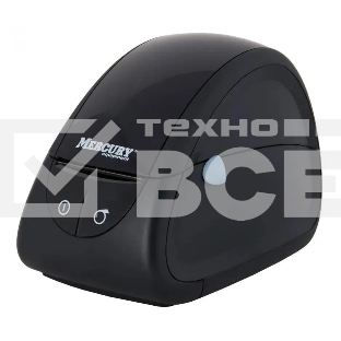 Принтер наклеек Mertech MPRINT LP58 EVA прямая термопечать, 203 dpi, 100 мм/сек, RS-232, USB, чёрный