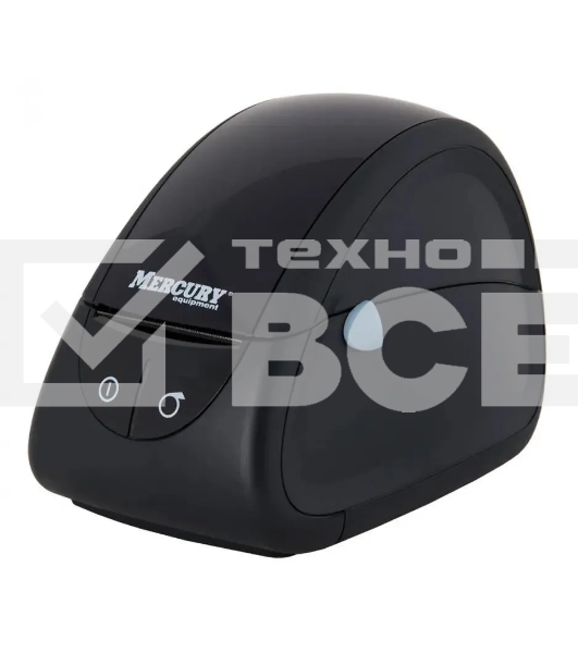 Принтер наклеек Mertech MPRINT LP58 EVA прямая термопечать, 203 dpi, 100 мм/сек, RS-232, USB, чёрный