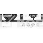 Встраиваемая газовая панель Hotpoint HGS 62F/WH, независимая, белый, фото2
