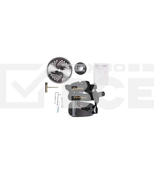 Триммер CHAMPION T394FS-2 (нераз.прям.1,2кВт38,9см?4такт7, U-ручка легкий старт)