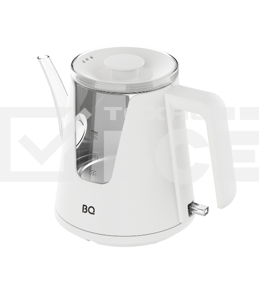 Чайник электрический BQ KT0046DW White, 2200 Вт, 1л
