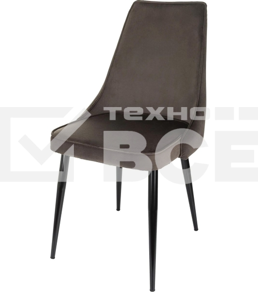 Стул для дома Бюрократ CH-K4_2 комплект 2 шт коричневый Holland 74 металл черный на ножках (CH-K4_1/HL74_2)