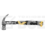 Молоток-гвоздодер Denzel 450 г, цельнокованый, боек с магнитом, двухкомп. обрезин. рук-ка, фото3