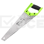 Ножовка по дереву Deli DL6840B 400мм, сталь 65Mn, шлифовка зубцов с 3-х сторон, рукоять из двухкомпонентного противоударного пластика, фото4