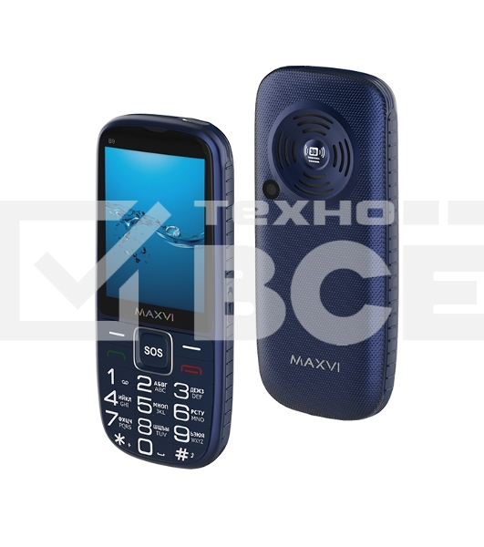 Мобильный телефон Maxvi B9 синий