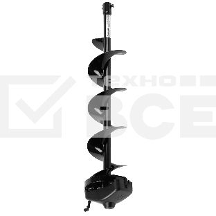 Шнек для льда Denzel IR-150, диаметр 150 мм, длина 800 мм, соединение 20 мм, съемный нож