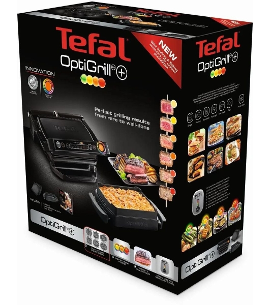 Гриль электрический Tefal GC714834, черный