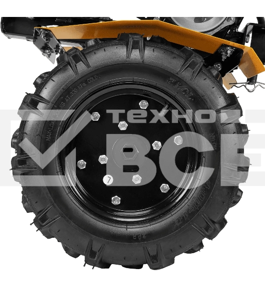 Мотоблок Denzel DPT-270S, 7 л.с., ремен.сцеп, фрез 3х4, ШОМ, передачи 2В/1Н