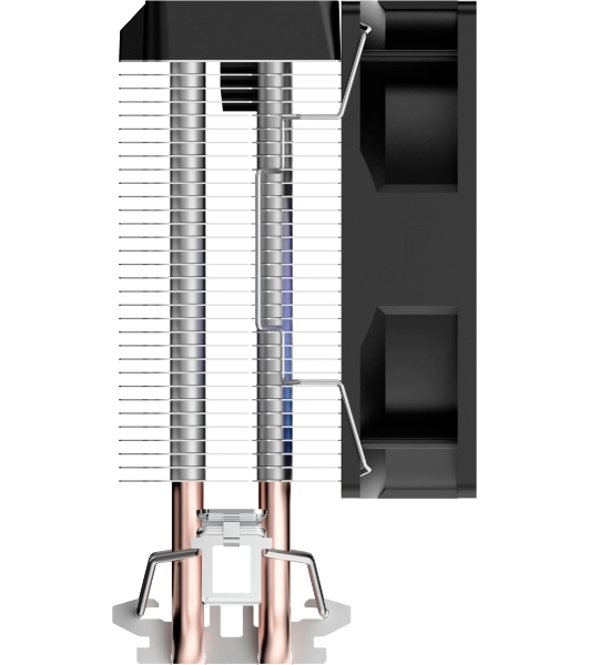 Кулер для процессора Ocypus Gamma A20 BK ARGB, 92mm FARGB FAN, Top FARGB Panel, 2 HEAT PIPES, 3-PIN, 1900 RPM, 21DBA, HYDRO BEARING, LGA115X/1200/1700/18XX, AM4/AM5