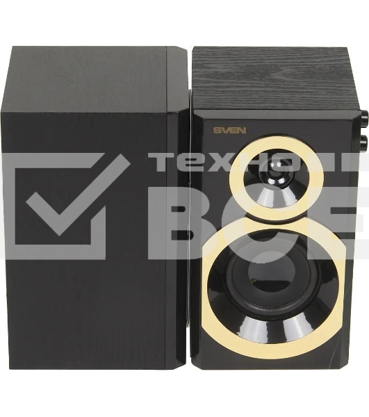 Акустическая система SVEN SPS-619 GOLD акустическая система 2.0, мощность 2х10 Вт(RMS)