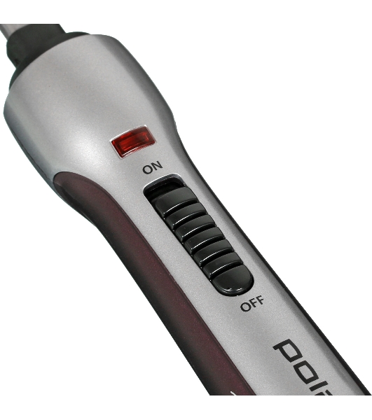 Щипцы для завивки волос Polaris PHS 2095K фуксия, 7-10 мм, 200 °C, 1 режим