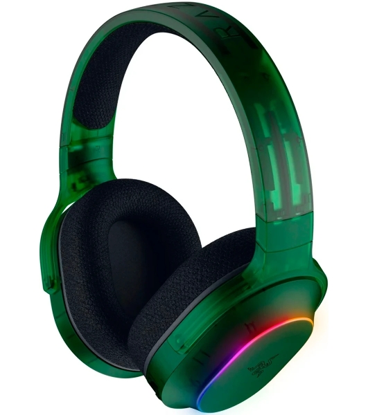 Гарнитура Razer Barracuda X Chroma Phantom Green Edition зелёный, беспроводная, Bluetooth, до 70 ч, подсветка