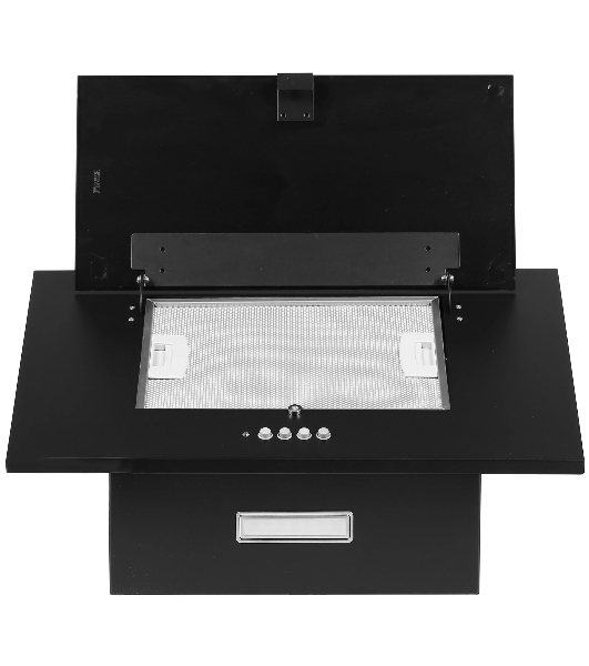 Вытяжка наклонная Elikor Коралл 60П-430-К3Д чёрный, 60 см, 430 м³/ч, 35 дБ