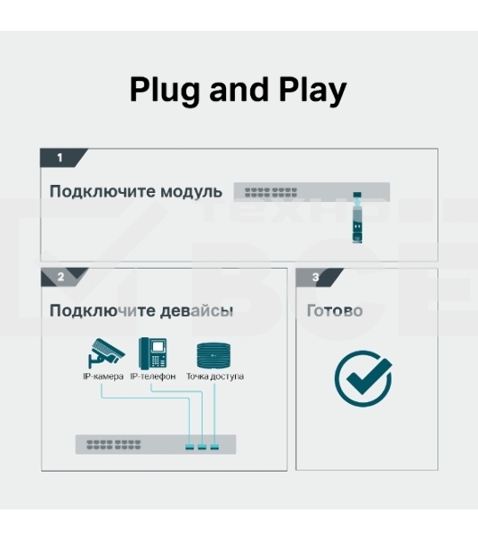 Модуль SFP TP-Link TL-SM331T 1000BASE-T RJ45 100 метров