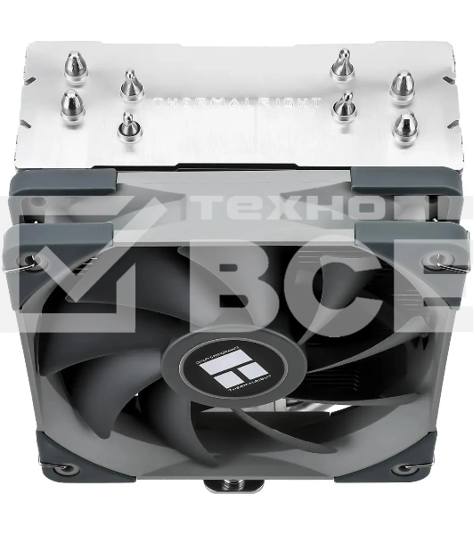 Устройство охлаждения(кулер) Thermalright Assassin Spirit 120 Soc-AM5/AM4/1151/1200/1700 черный 4-pin 25.6dB Al+Cu 900gr Ret (AS120-EVO)