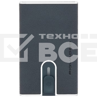 Чехол для кредитных карт Piquadro Black Square PP4825B3R/BLU4, натур.кожа, темно-синий