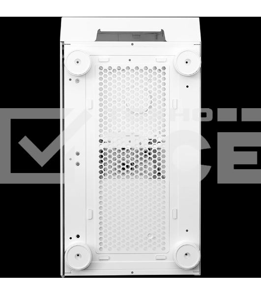 Корпус без блока питания PCCooler LM300 ARGB WH, Tempered Glass Mid Tower, белый, ABS, TG, SPCC, 1x120mm ARGB mATX, ITX 170/330/mm 2x2.5