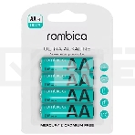 Батарея ALKALINE AA X 4 AB-LR06A ROMBICA, фото 1