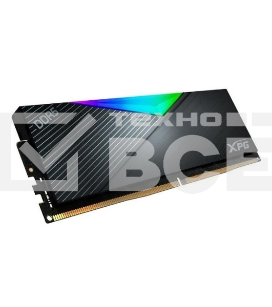 Оперативная память XPG Lancer, DDR5, 32GB (2x16GB), 6400MHz, CL32, DIMM, с радиаторами, RGB, черный