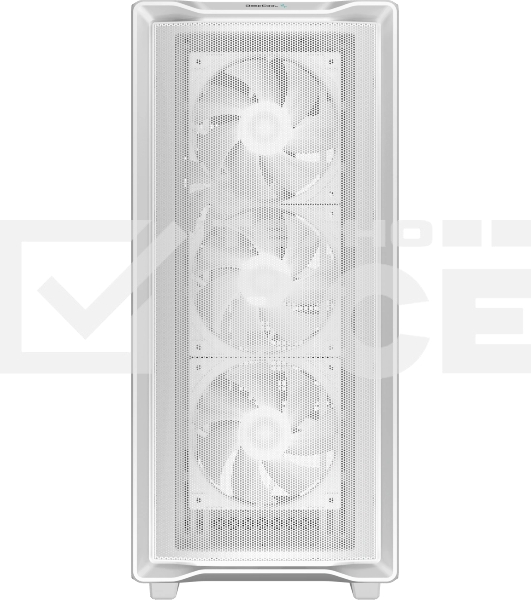 Компьютерный корпус Deepcool CC560 MESH V2 WH без БП, боковое окно (закаленное стекло), 3x120мм ARGb LED вентилятор спереди и 1x120мм ARGb LED вентилятор сзади, белый, ATX