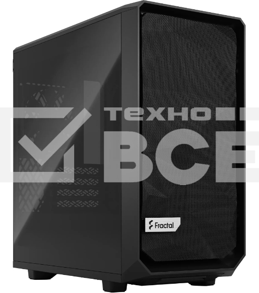 Компьютерный корпус Fractal Design Meshify 2 Mini черный TG Dark Tint/FD-C-MES2M-01