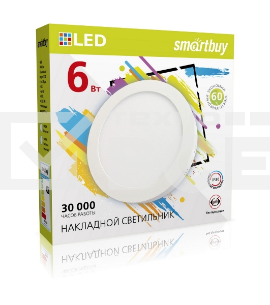 Накладной светильник Smartbuy (SBL-RSDL-6-65K) 6w/6500K