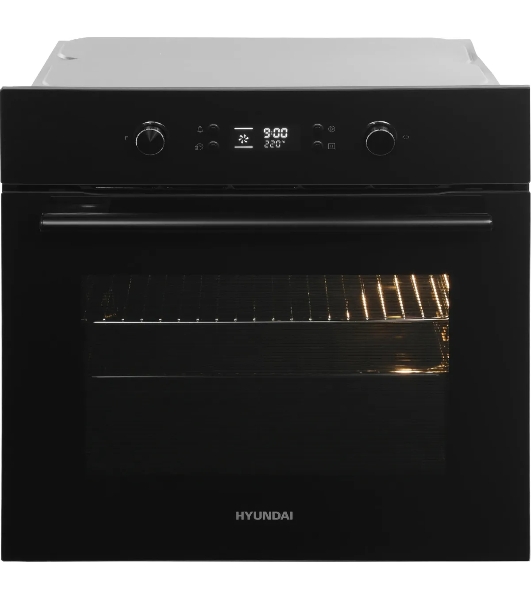 Духовой шкаф Электрический Hyundai HEO 6650 BG черный