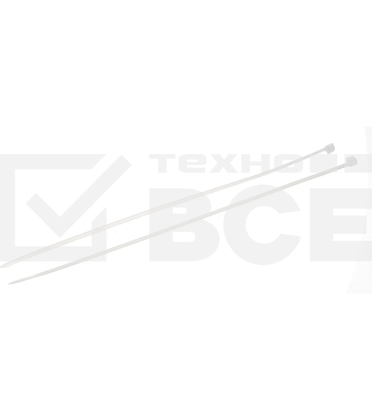 Нейлоновые стяжки Fortisflex КСС 4х250 белый 100 штук