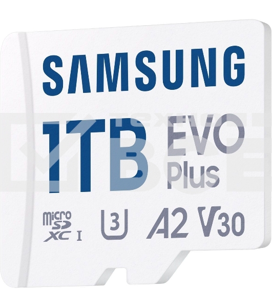 Флеш карта Samsung EVO Plus MicroSDXC MB-MC1T0SA/KR 1Tb A2 U3 V30 +SD Adapter