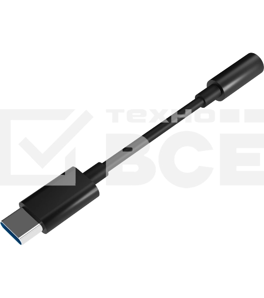 Переходник Defender JACK03-01 3.5 jack (F)-Type-C(M) c ЦАП 1