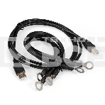 Комплект Источник бесперебойного питания EX295990RUS + батарея 40Aч EX282976RUS 4шт (инвертор, синус, для котла) ExeGate SineTower SZ-3000.LCD.AVR.3SH.1C13.RJ.USB <3000VA/2400W, чистый синусоида, LCD дисплей, AVR, 3хSchuko+1хC13, RJ45/11, USB, линейно-интерактивный, черный> + батарея ExeGate DT 1240 (12В, 40А·ч) 4шт, фото4