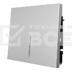 Выключатель 1-кл. с индик. СП ZIMA IP20 10А безвинт. зажим серый матовый LEZARD 704-7488-111QC, фото2