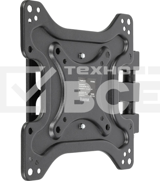 Кронштейн для телевизора Hama R1 118155 черный, 19'-48' макс. 25 кг, настенный, поворотно-выдвижной и наклонный