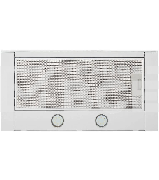 Вытяжка встраиваемая Maunfeld Ouse Touch Glass 60 белый, 60 см, 750 куб. м/ч, 48 дБ