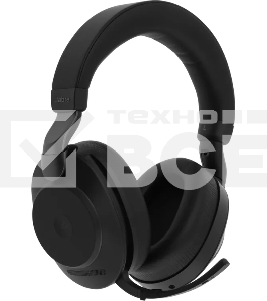 Гарнитура беспроводная Jabra Evolve2 85, Link380c MS Stereo черный