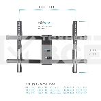 Кронштейн для телевизора Kromax GALACTIC-57 черный 32