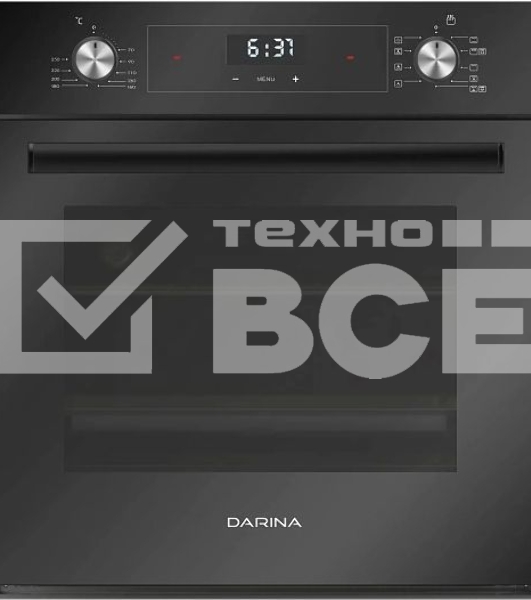 Духовой шкаф электрический Darina 0V5 BDE 112 708 B1 черный, встраиваемый