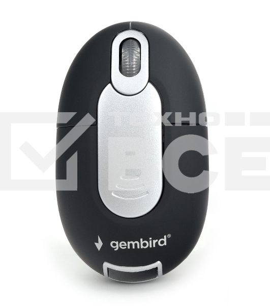 Мышь беспроводная Gembird MUSW-600 черный, 1200 dpi, радиоканал, USB, кнопки - 3