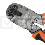 Инструмент обжимной Hyperline HT-200AR для RJ-50, RJ-45, RJ-12, RJ-11 (10P10C, 8P8C типа AMP, 6P6C, 4P4C), профессиональный, с храповым механизмом, фото3